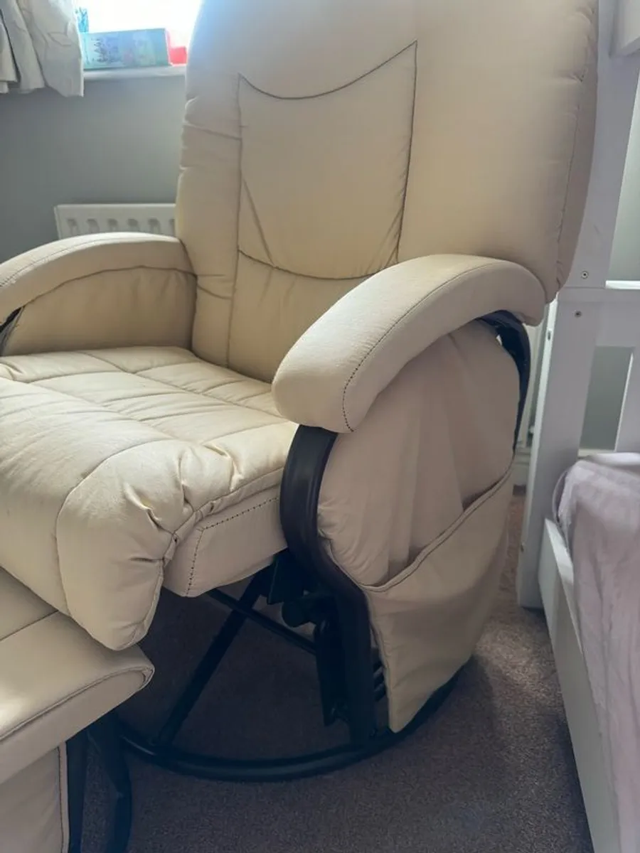 Rocking Chair and Matching Footstool - Image 3