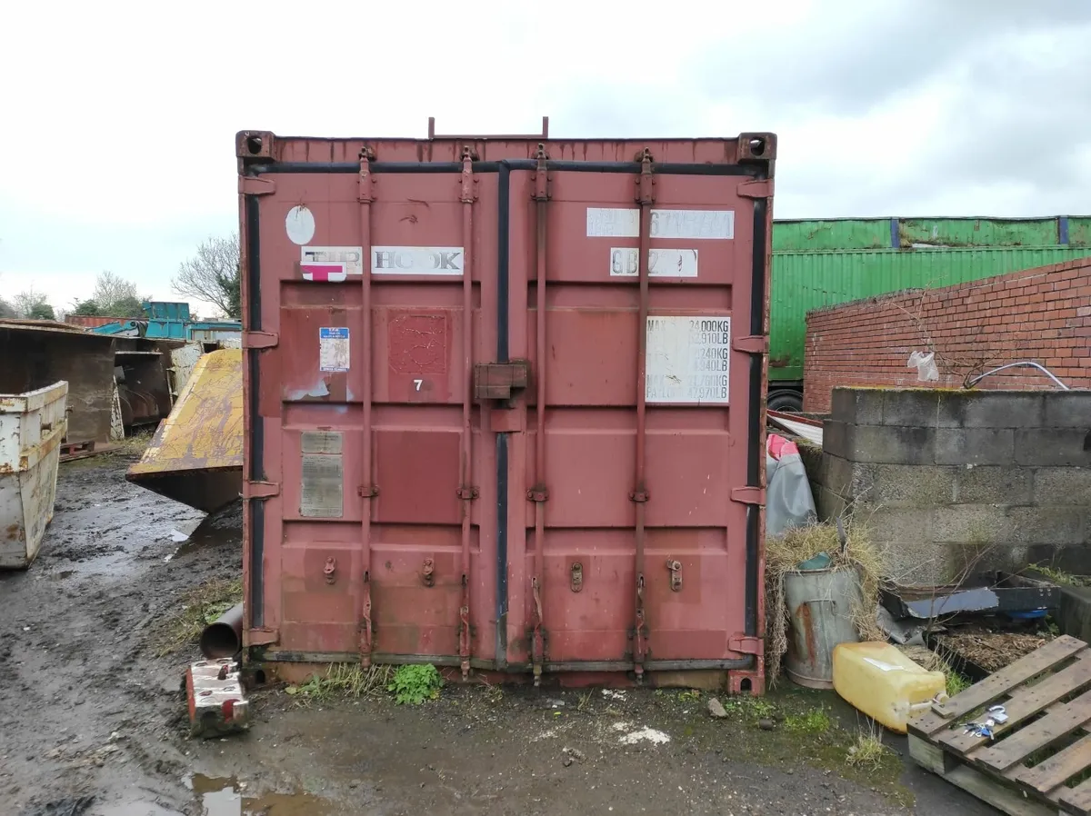 Insulated 20ft Steel Storage Container - Image 1