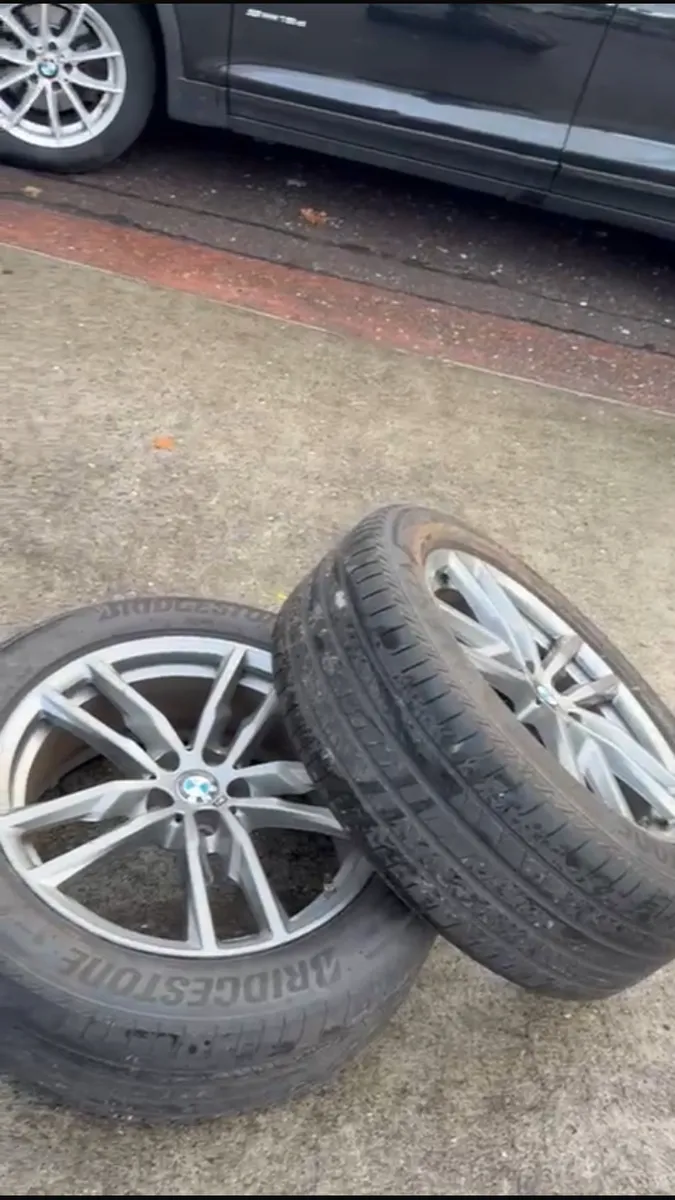 BMW X5 M SPORT 19" ALLOY WHEELS WITH GOOD TYRES