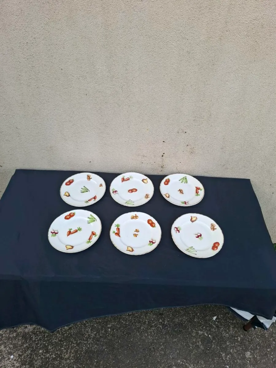6 dinner and 6 sides plates in ceramic - Image 2