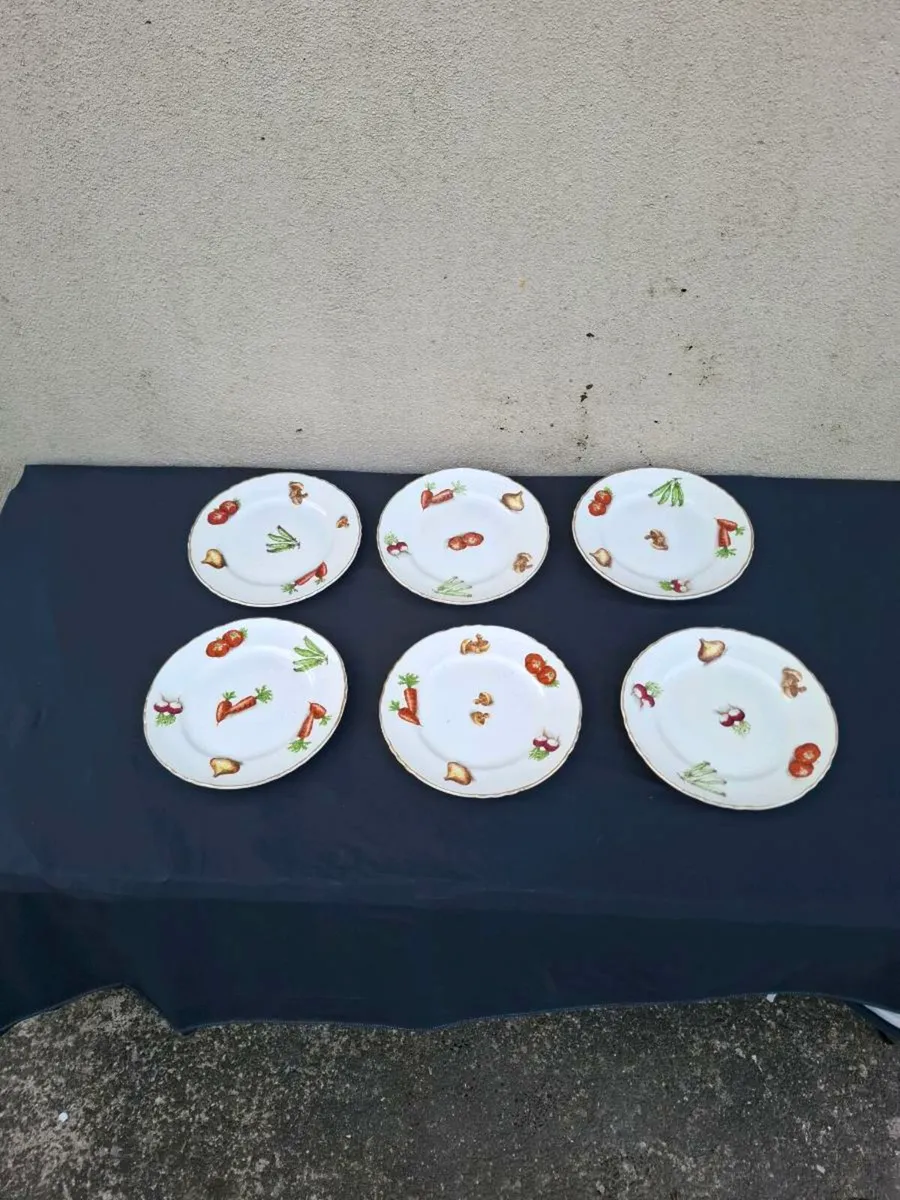 6 dinner and 6 sides plates in ceramic - Image 3