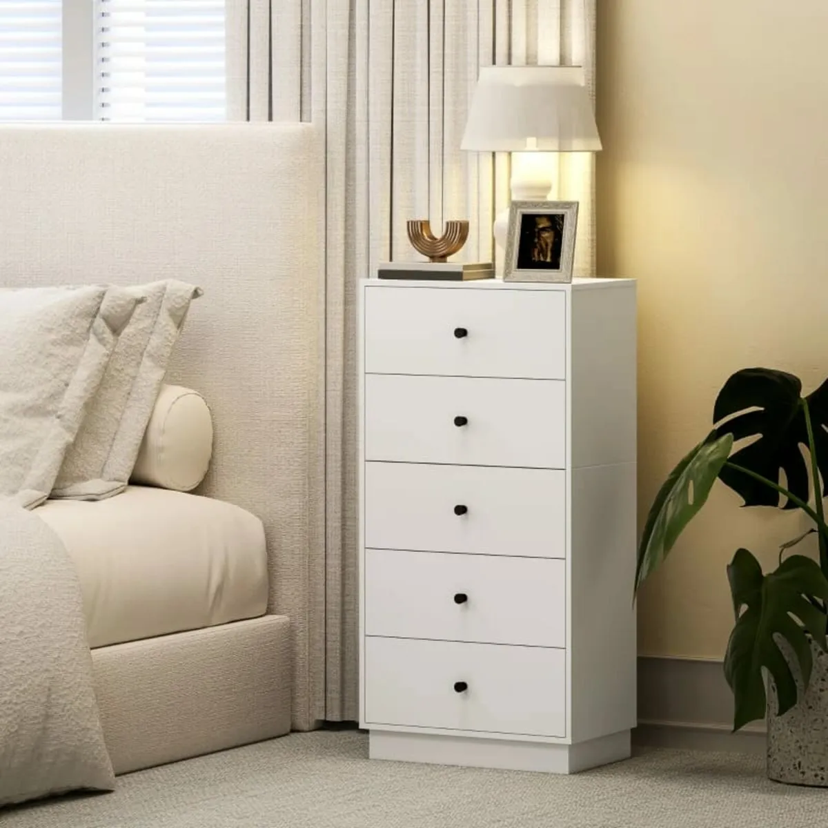 Chest of Drawers Sideboard with 5 Drawers, Enginee - Image 2