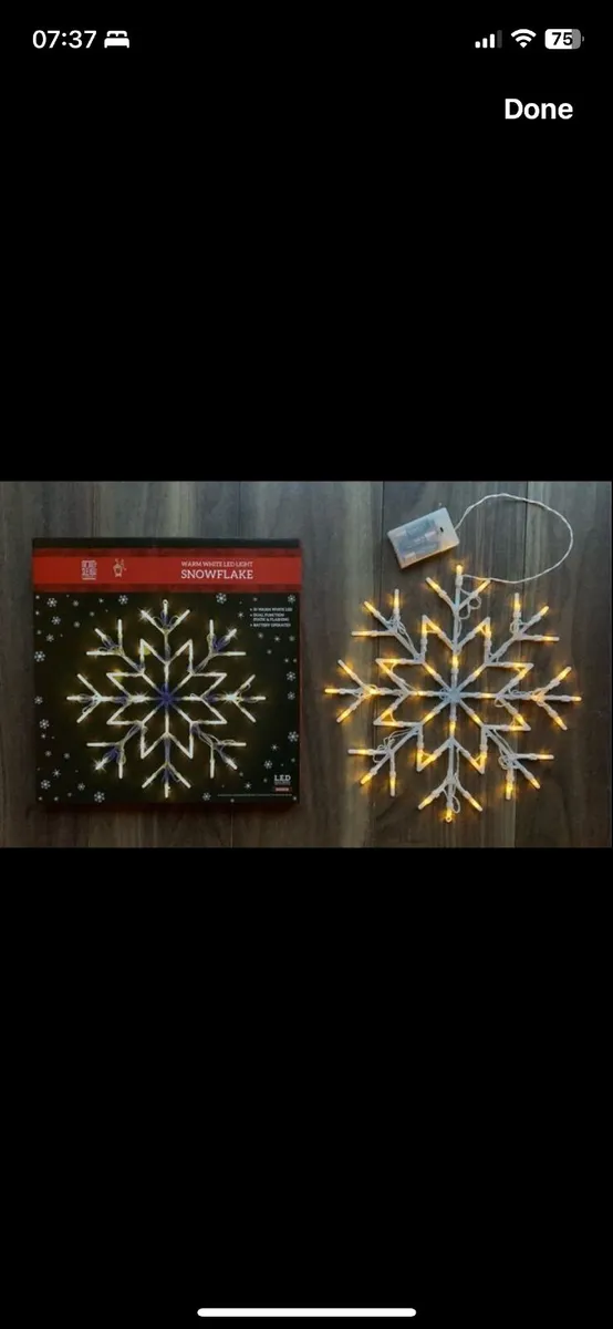 Christmas Decoration - Snowflake - Image 1