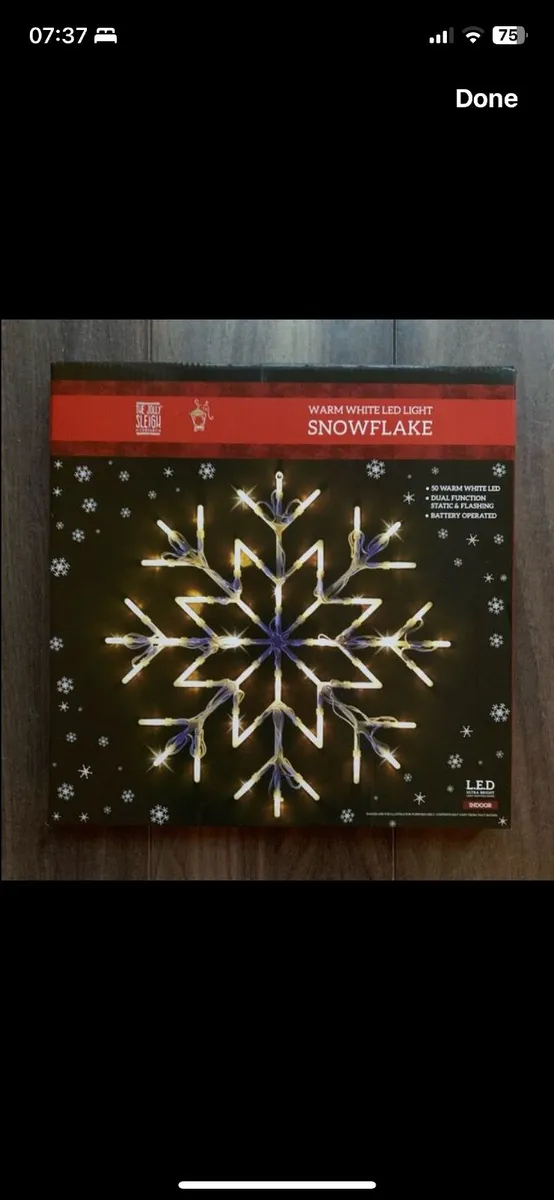 Christmas Decoration - Snowflake - Image 2