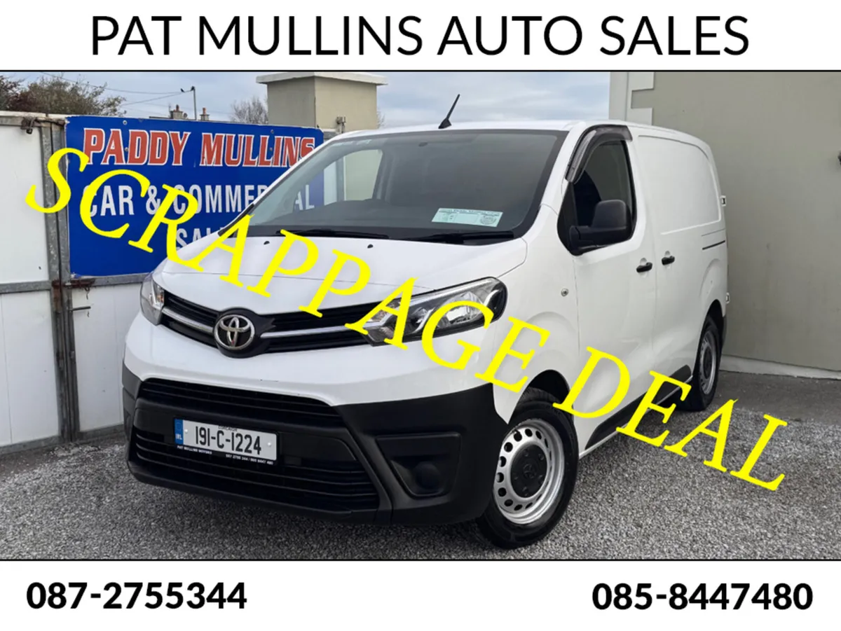 Toyota Proace SCRAPPAGE DEAL THIS WEEKEND - Image 1