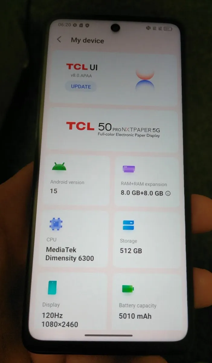 tcl  50 pro nxtpaper 5g - Image 4