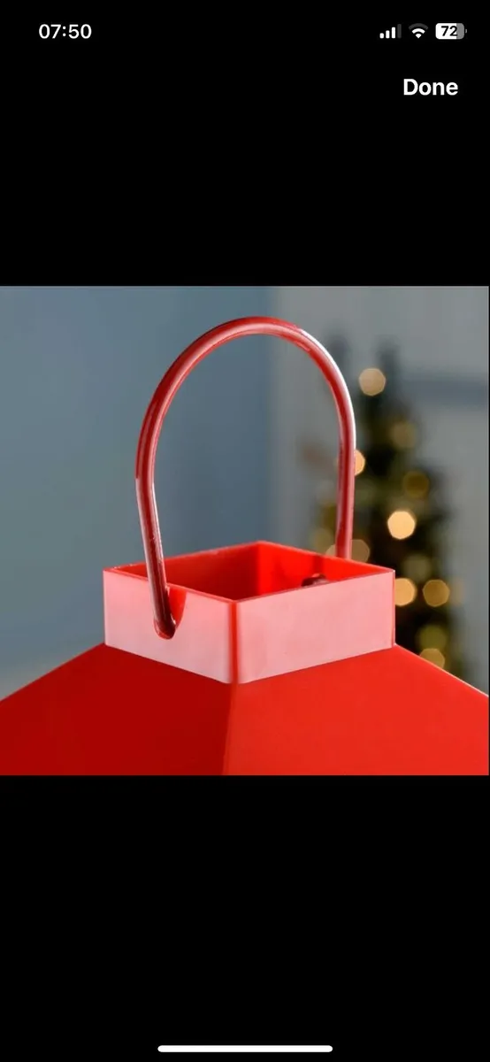 Santa in a phone box Christmas Decoration - Image 2