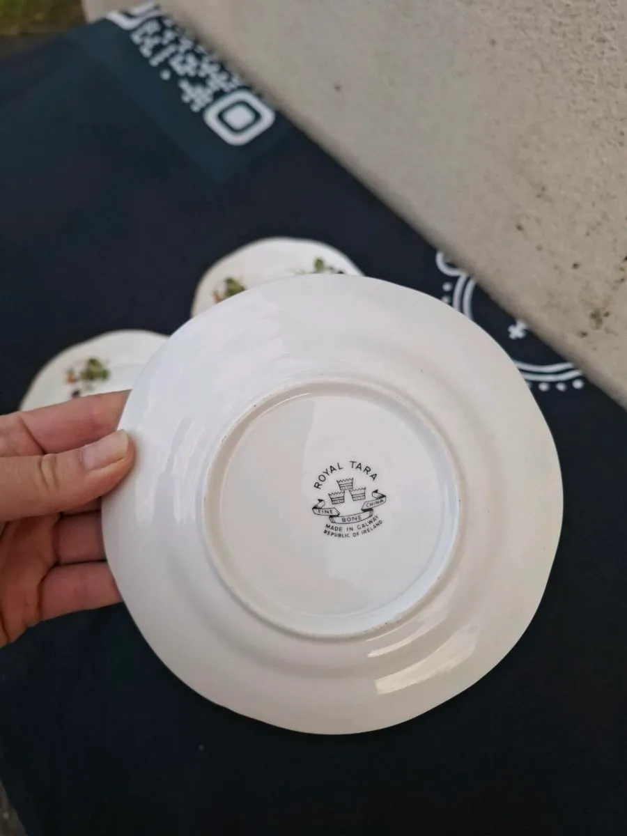 4 china royal tara sides plates postage possible - Image 2