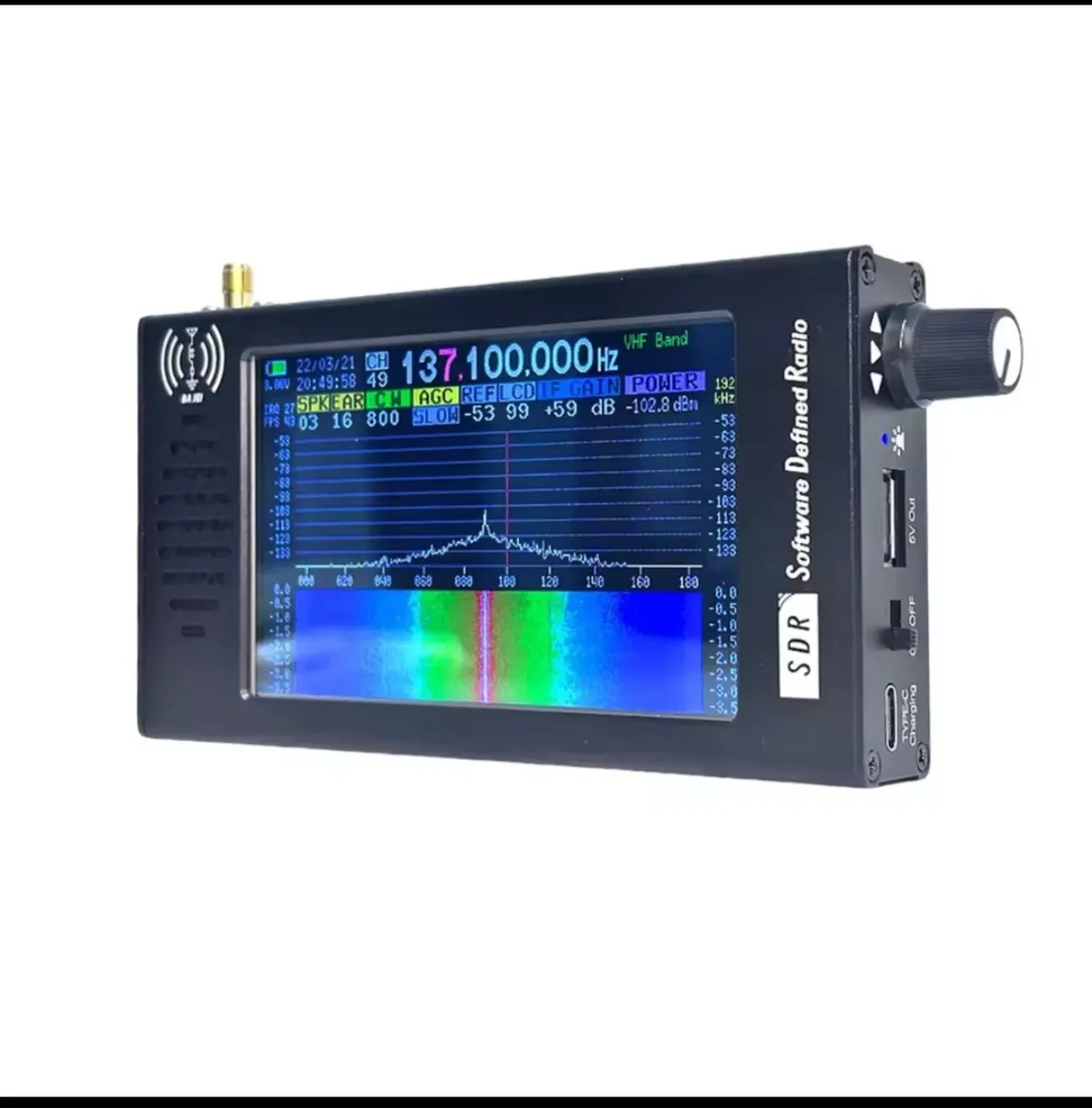 SDR DSP WATERFALL DISPLAY FM AM LSB USB .500K-2GHZ - Image 1