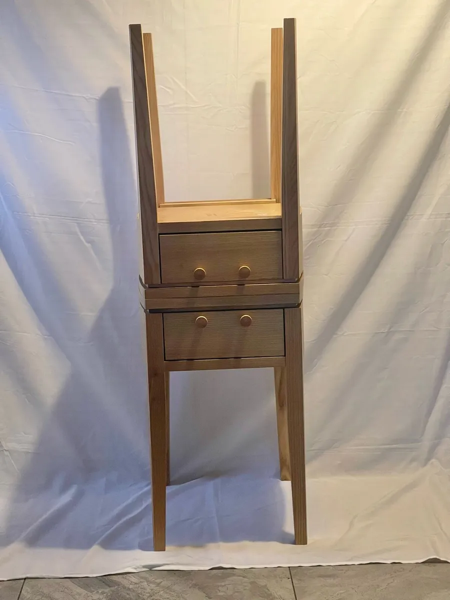 Vintage night stands & lamps - Image 2