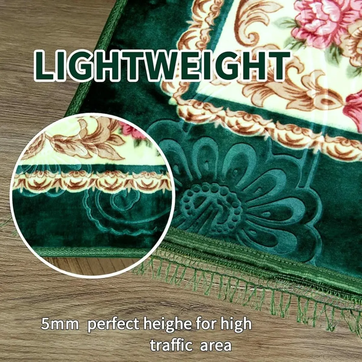 Green Rugs Living Room 2x3m, Cheap Extra Large Rug - Image 4