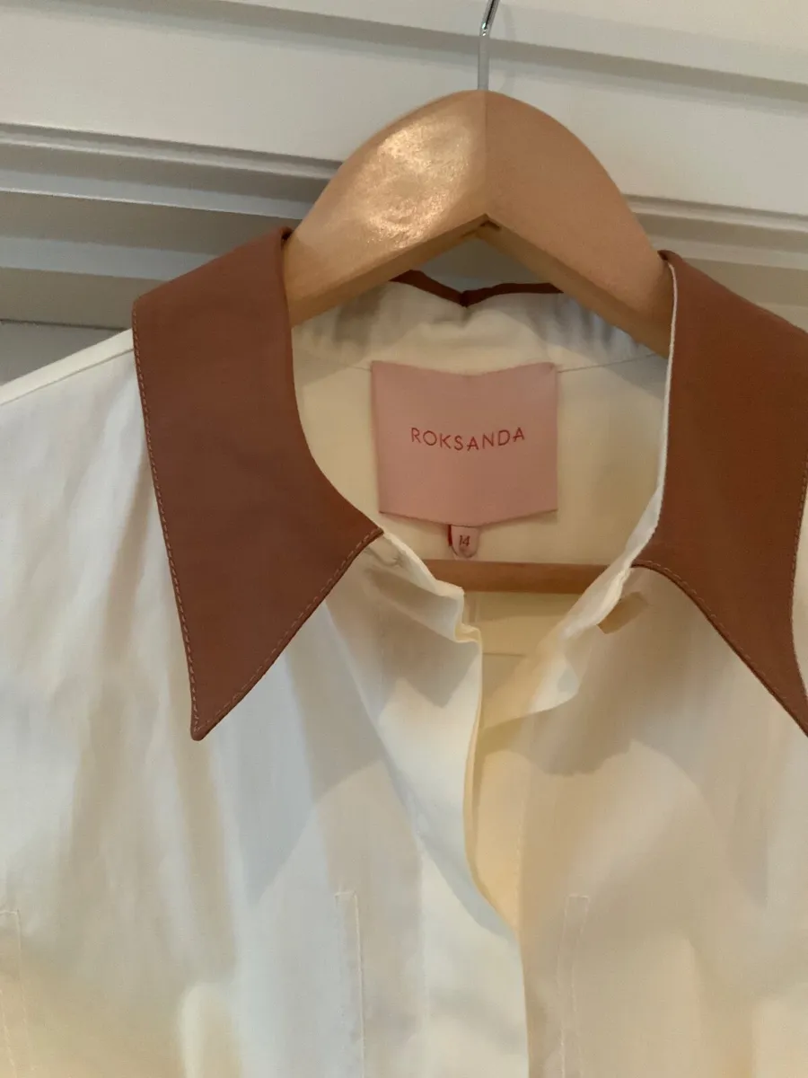 Roksanda NEW peplum cream shirt - Image 2