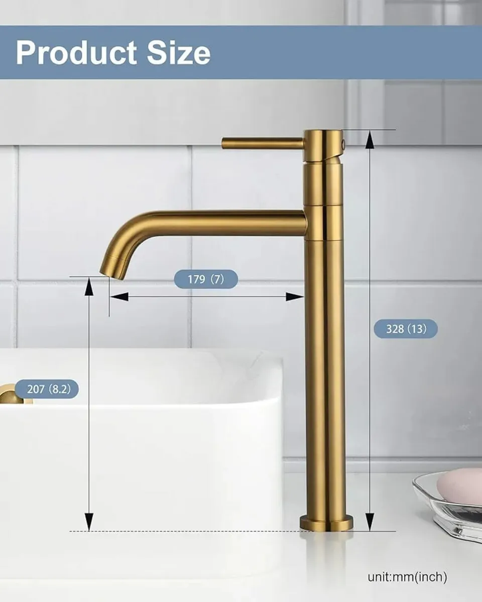 ARCORA Bathroom Tap, High Pressure Washbasin Mixer - Image 2
