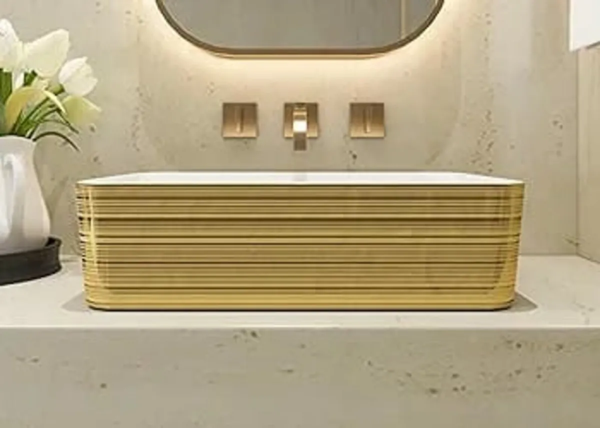 48 x 37.5 x 13.5 cm Bathroom Vessel Sink,Luxury Go - Image 4