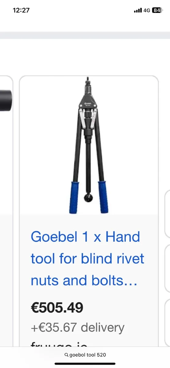Rivet  tool goebel - Image 1