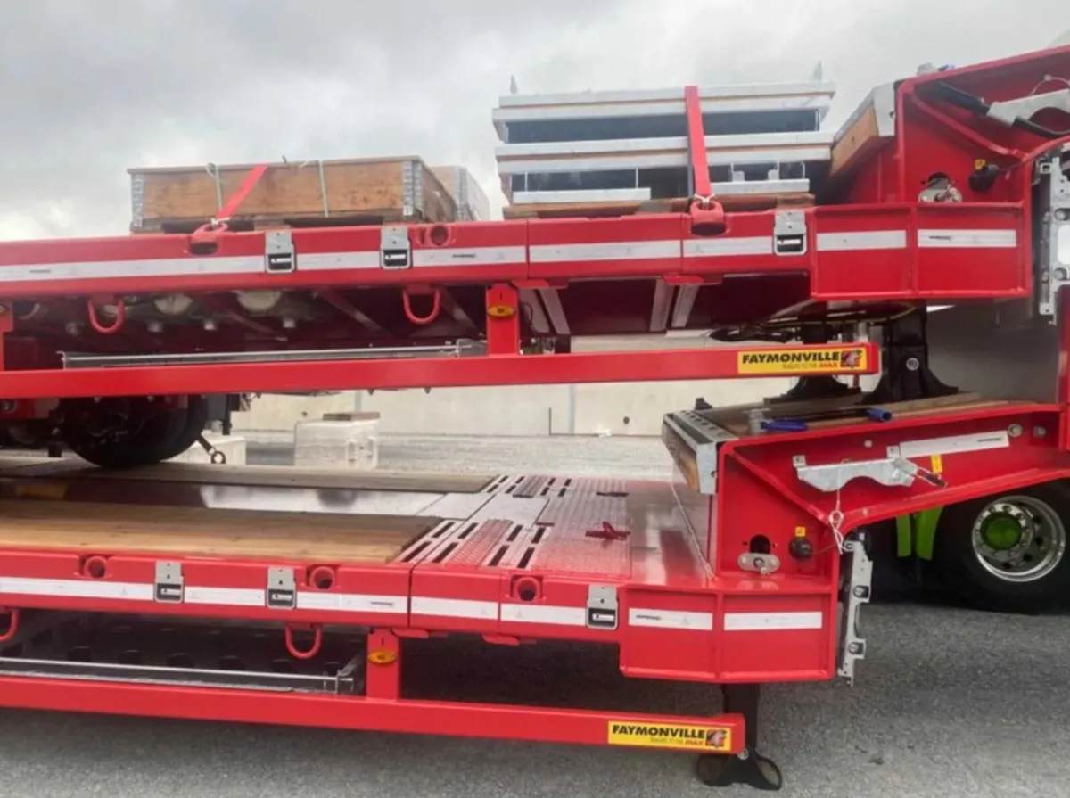 FAYMONVILLE 4 AXLE 9FT WIDE TRAILERS IN STOCK - Image 2