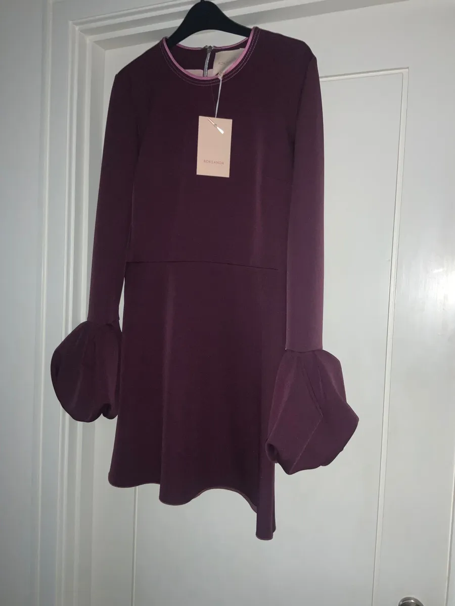 Roksanda NEW  burgundy Dress midi - Image 2