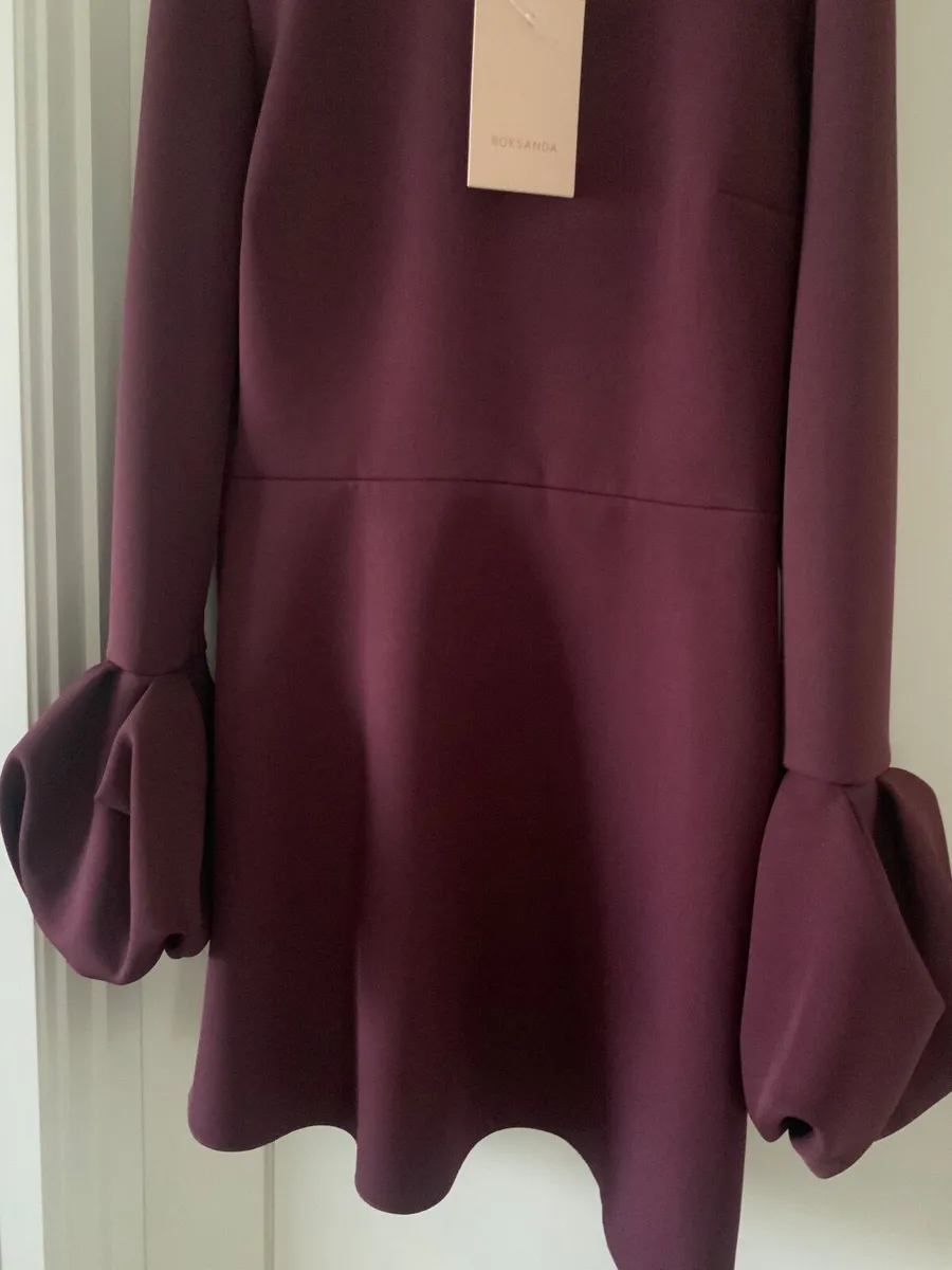 Roksanda NEW  burgundy Dress midi - Image 4