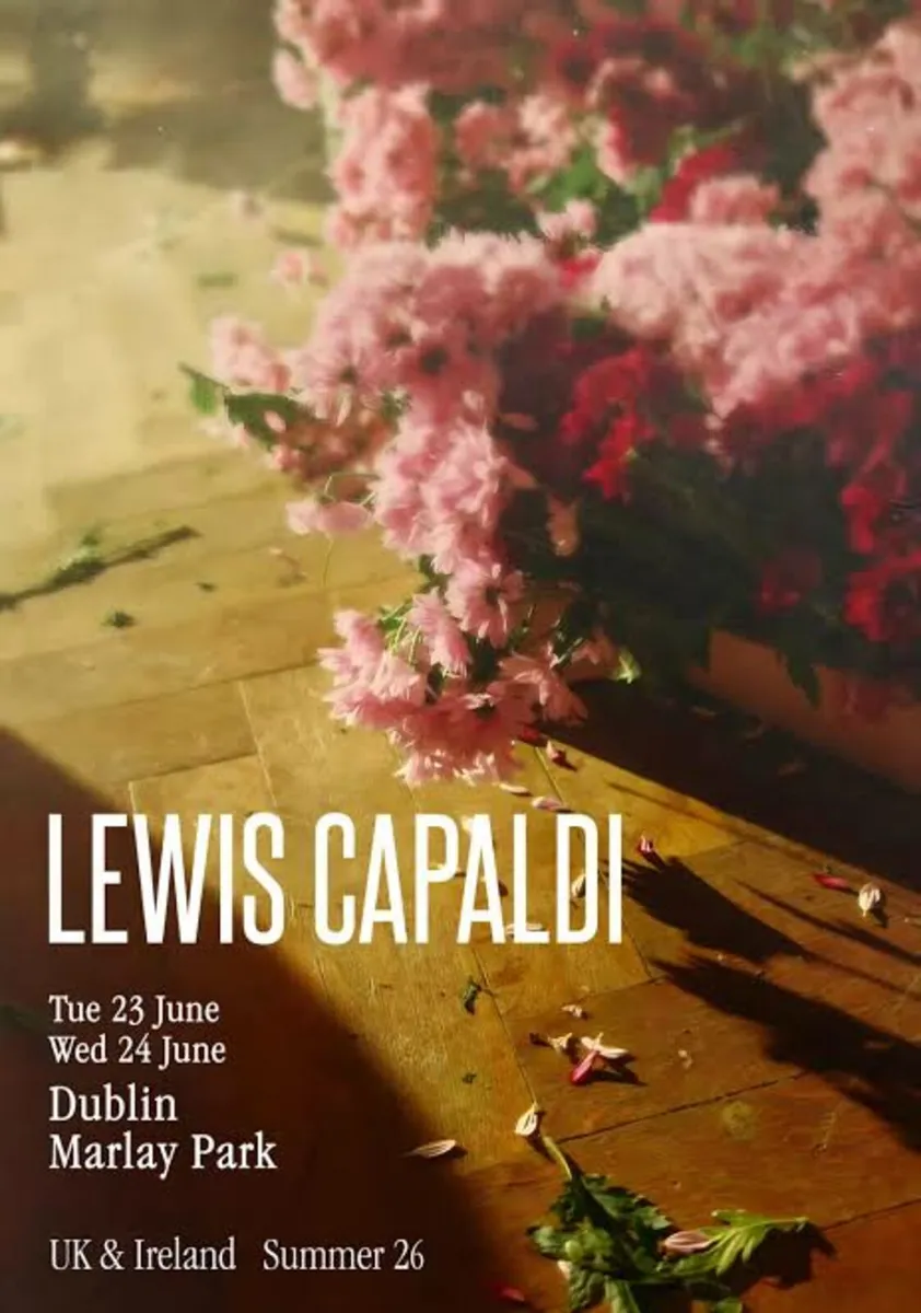Two Front Standing Tickets to Lewis Capaldi - Image 1