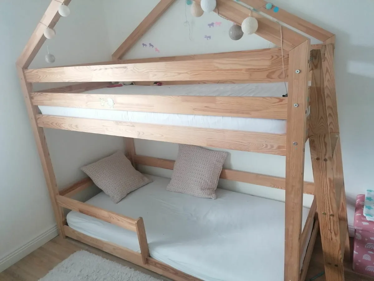 Bunk Bed + Mattresses (very good condition) - Image 3