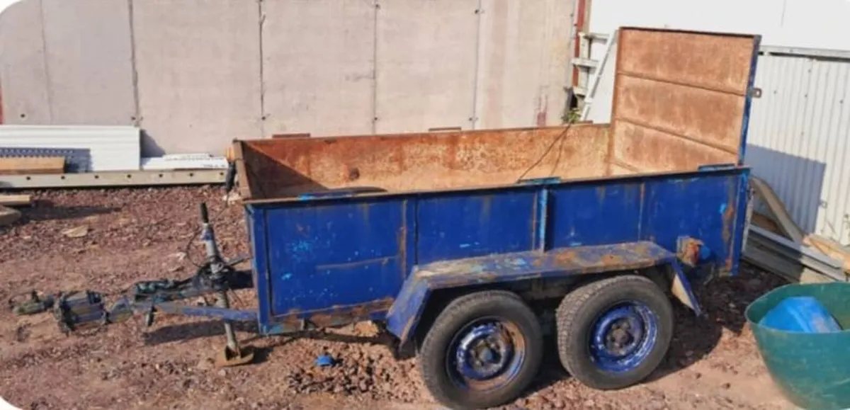 Builders Trailer with Ramp - Image 1
