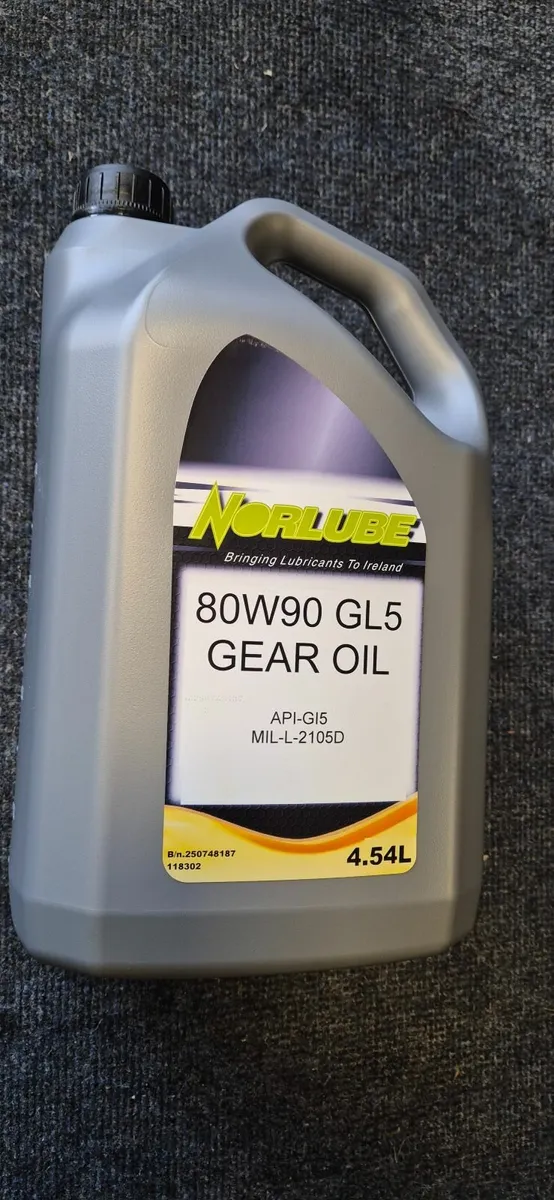€25...Gear oil 1 gallon 80W90  GL5