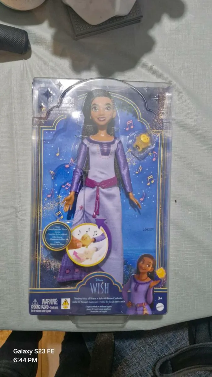Disney Wish Singing Asha of Rosas Fashion Doll & S - Image 1