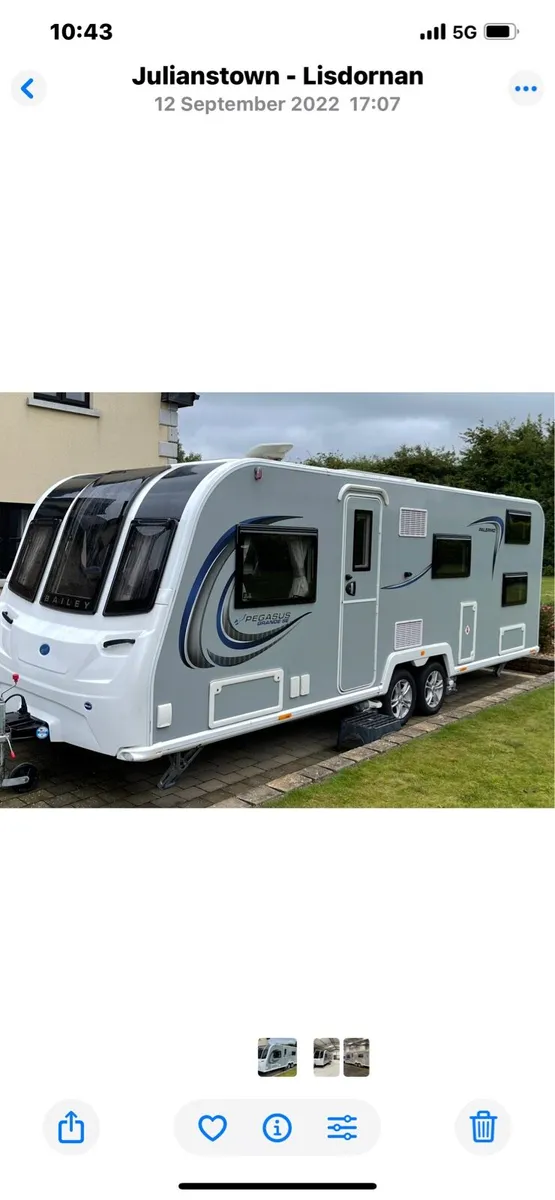Bailey Pegasus grande SE Palermo 8Ft wide 6 berth - Image 1