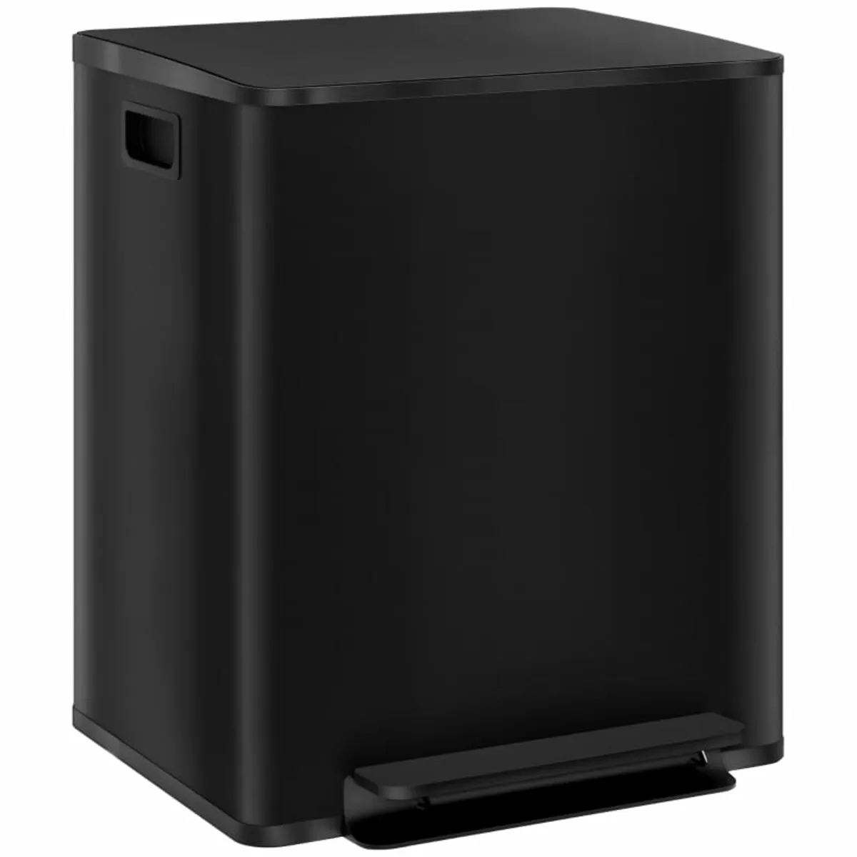 50L Dual Compartment Stainless Steel Bin, with Deo - Image 2