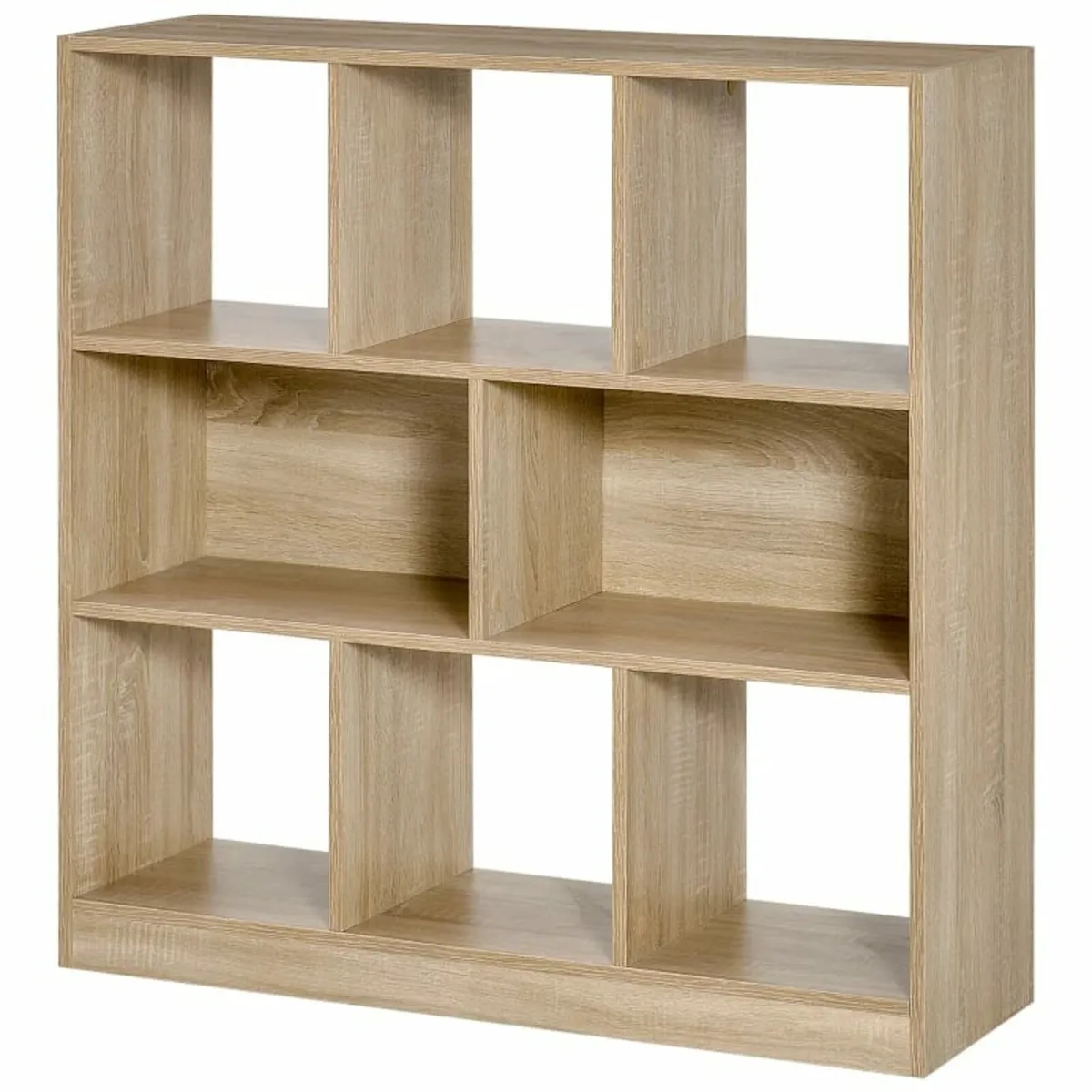 Bookshelf Shelf Standing Shelf, 8 Shelf Compartmen - Image 2