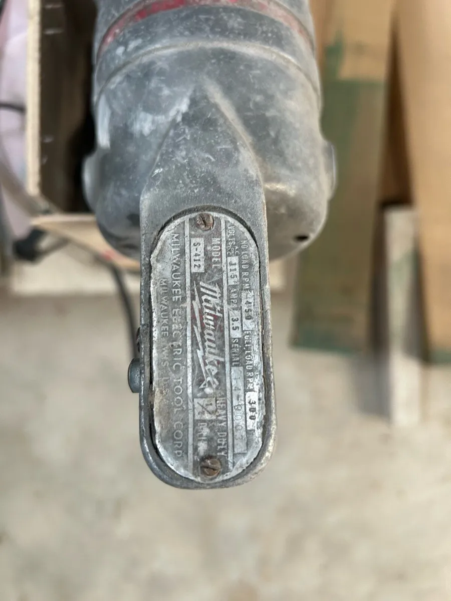 Vintage Milwaukee Drill - Image 2