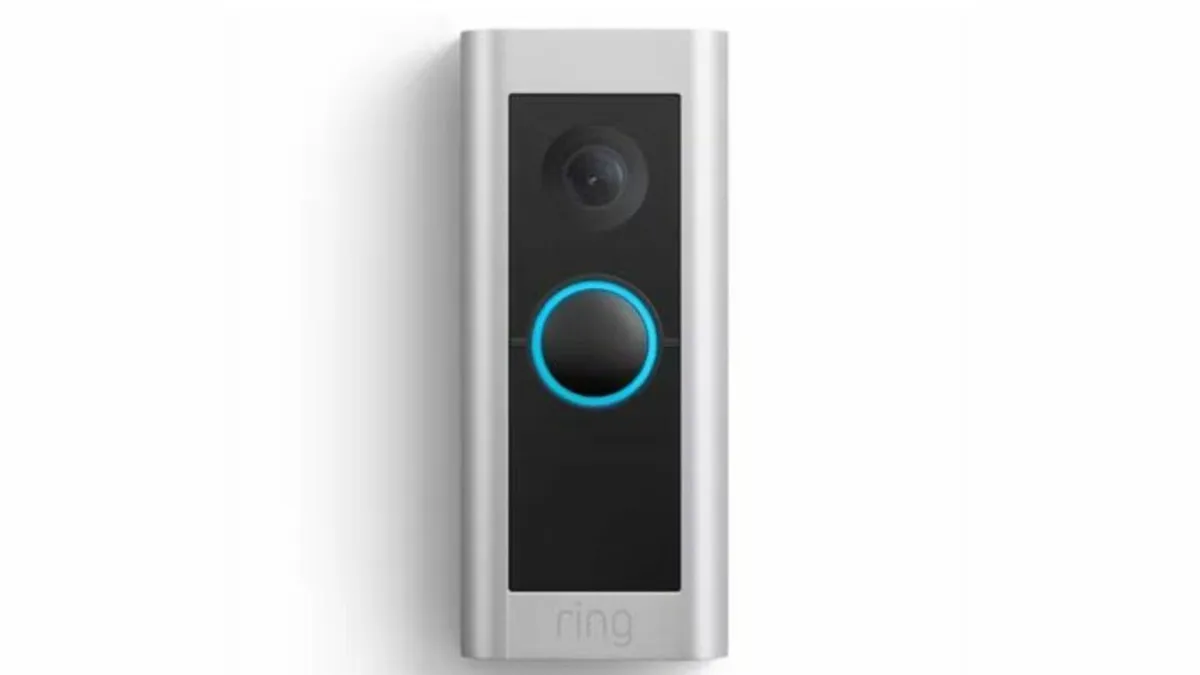 Ring Video Doorbell Pro 2 Hardwired, Satin Nickel - Image 1