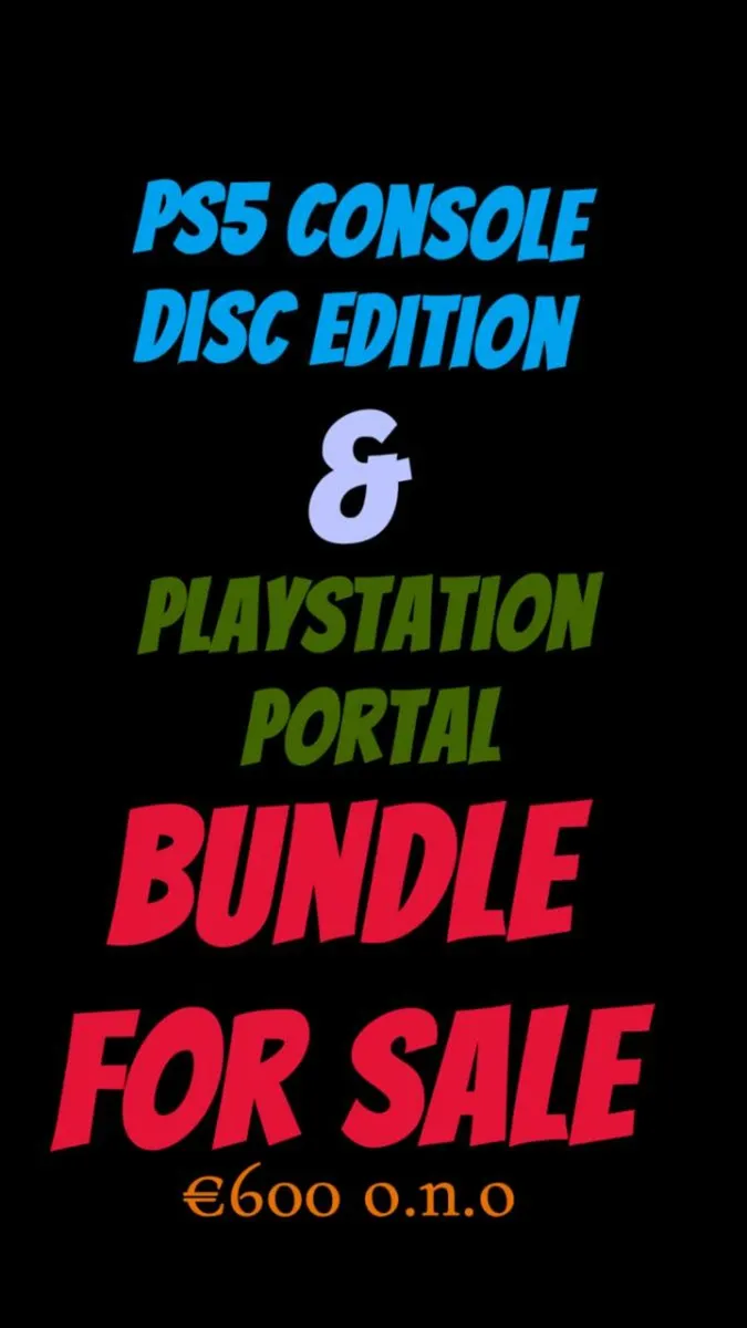 Ps5 Disc edition and Playstation Portal Bundle