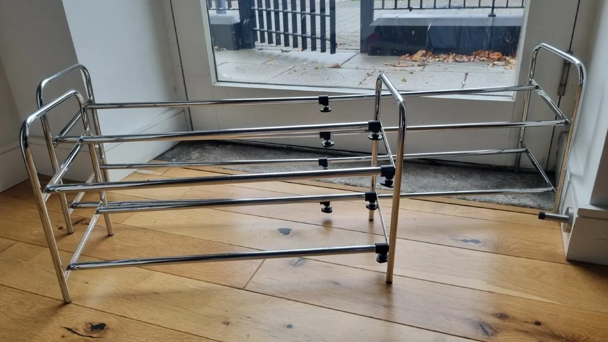 Adjustable Metal Shoe Rack - Image 2