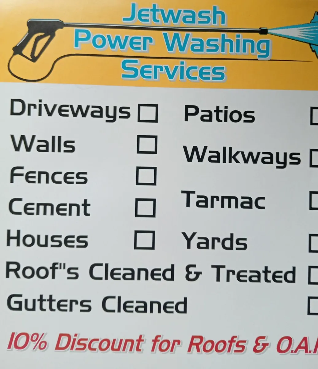 JETWASH POWER WASHING SERVICES - Image 1