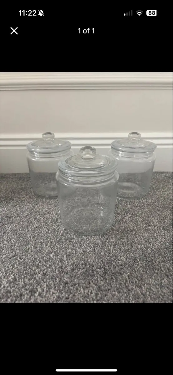 Glass jars