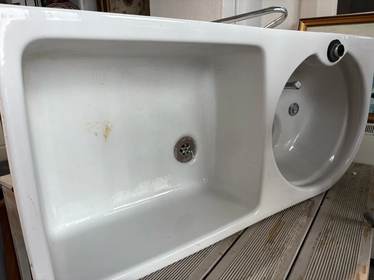 Large double kitchen Belfast sink - Image 1