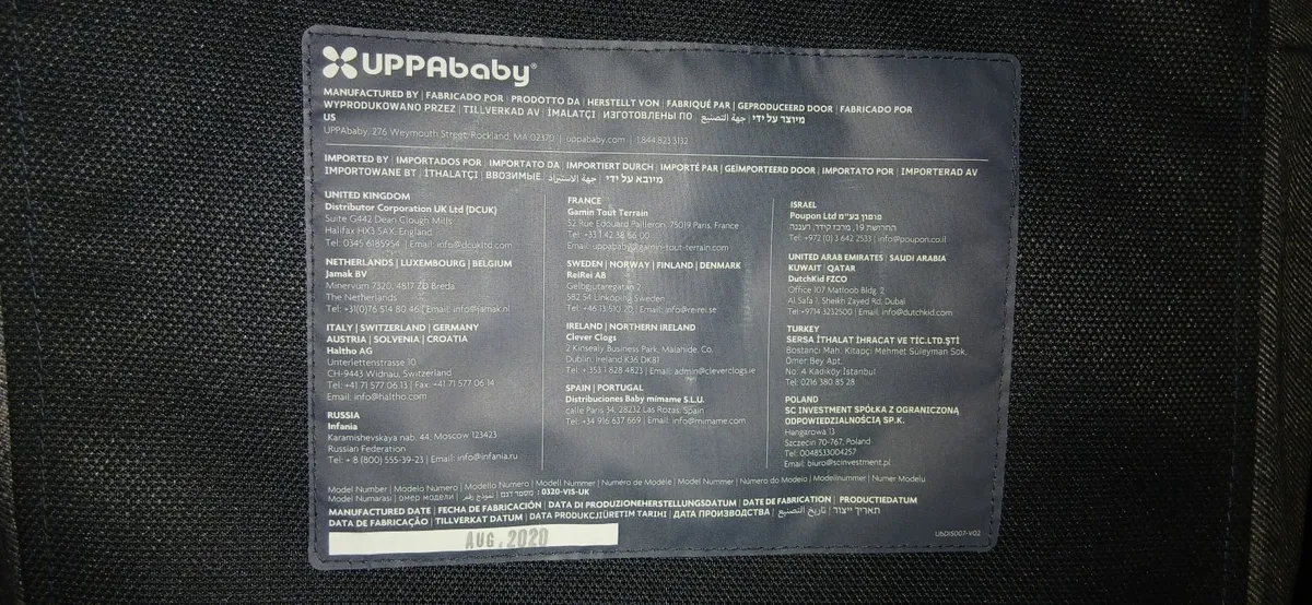 Uppababy Vista Buggy & Bassinet - Image 4