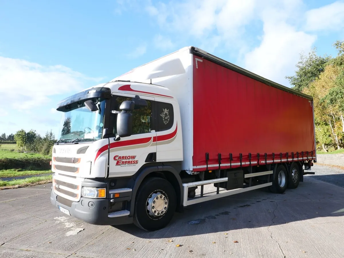 2013 Scania P320 Curtainside  Body 6x2 Manual - Image 3