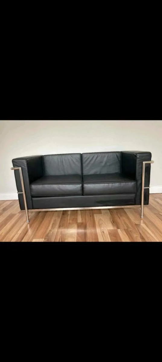 Leather sofa