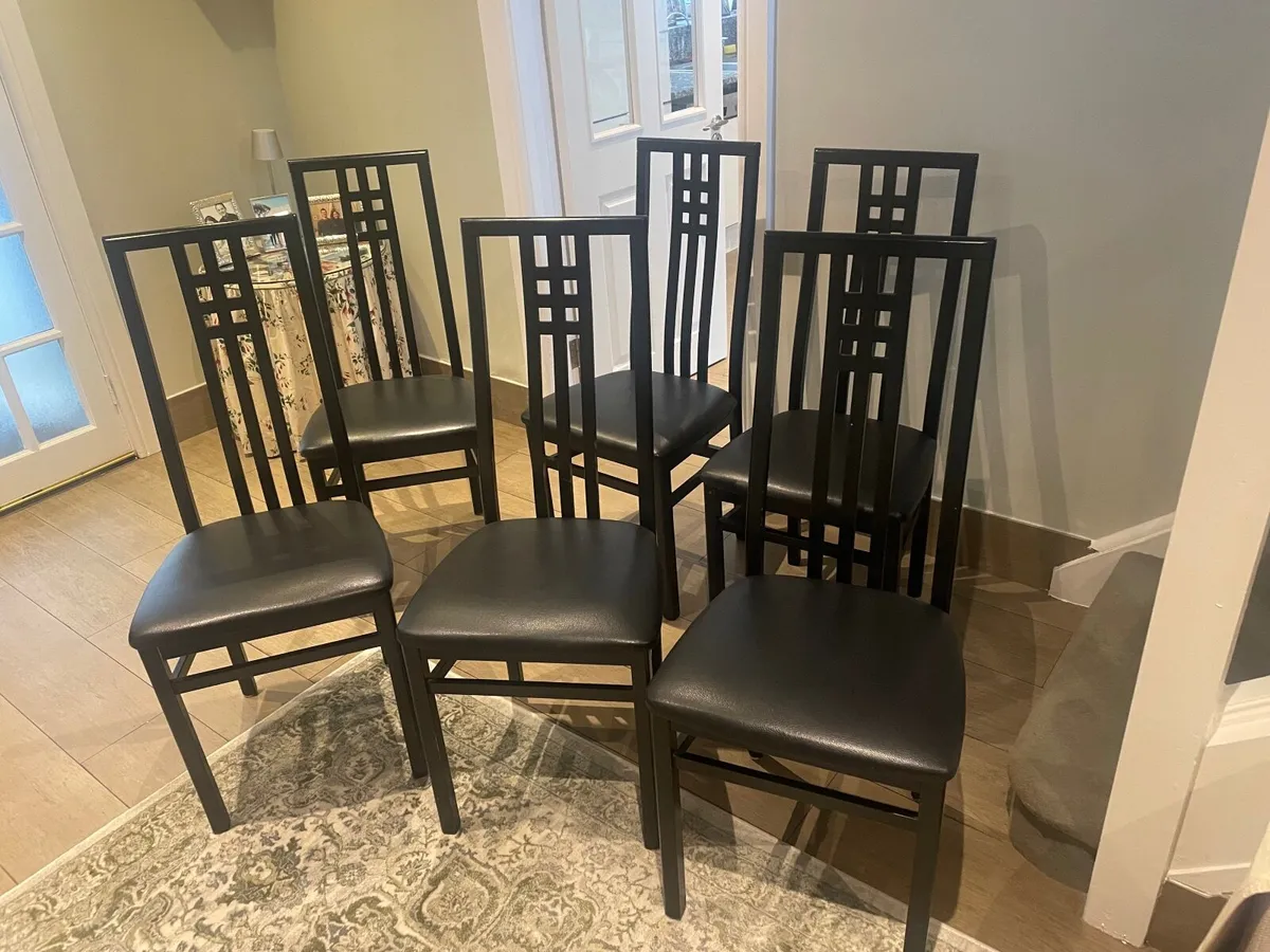 Dining /Kitchen chairs x 6 - Image 1