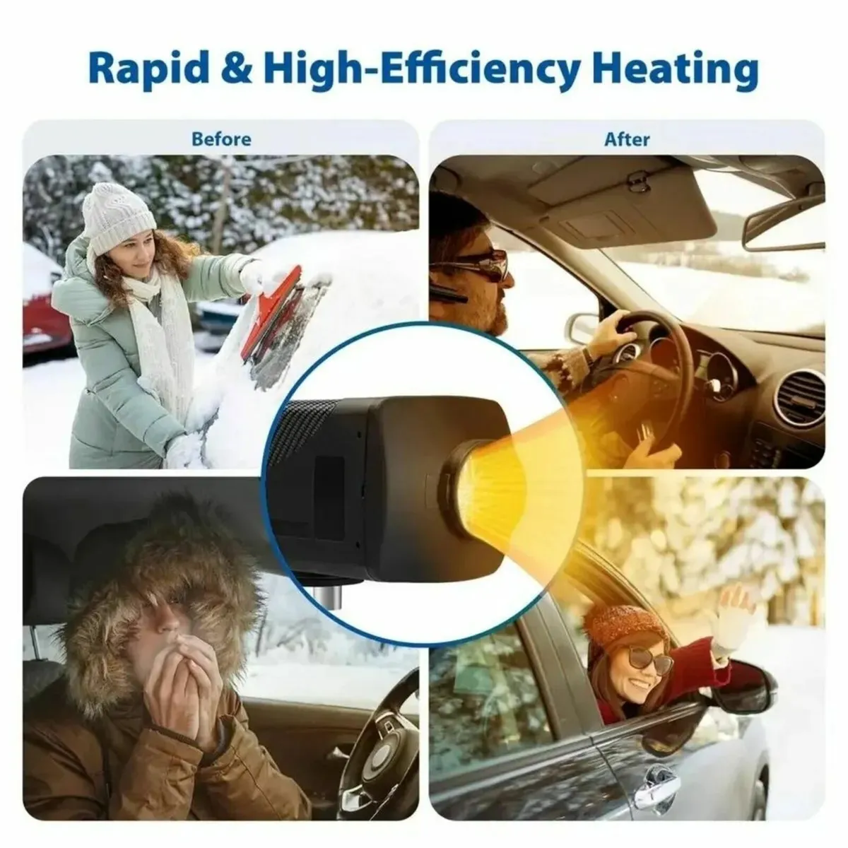 Diesel Air Heater 8000W 12V Parking Heater Muffler - Image 4