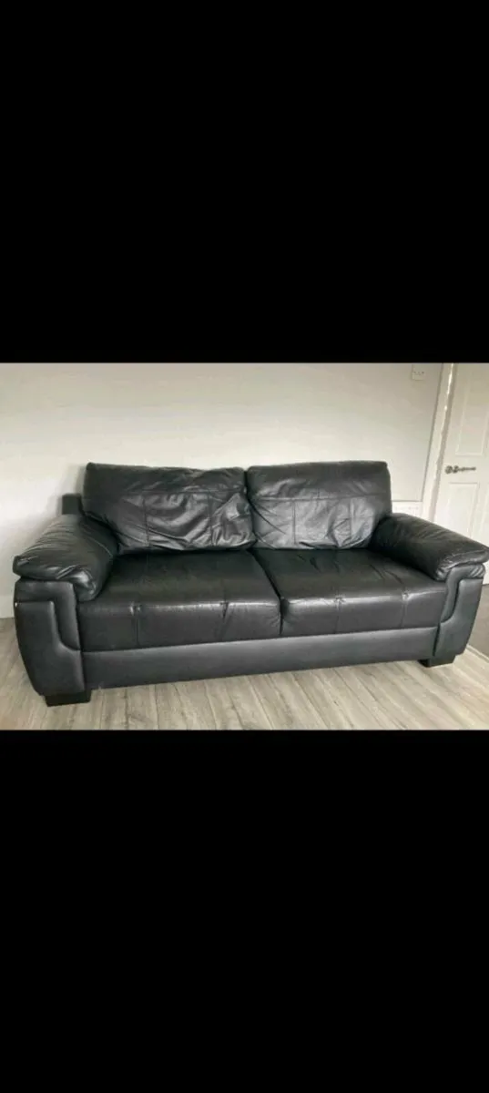 Leather sofa