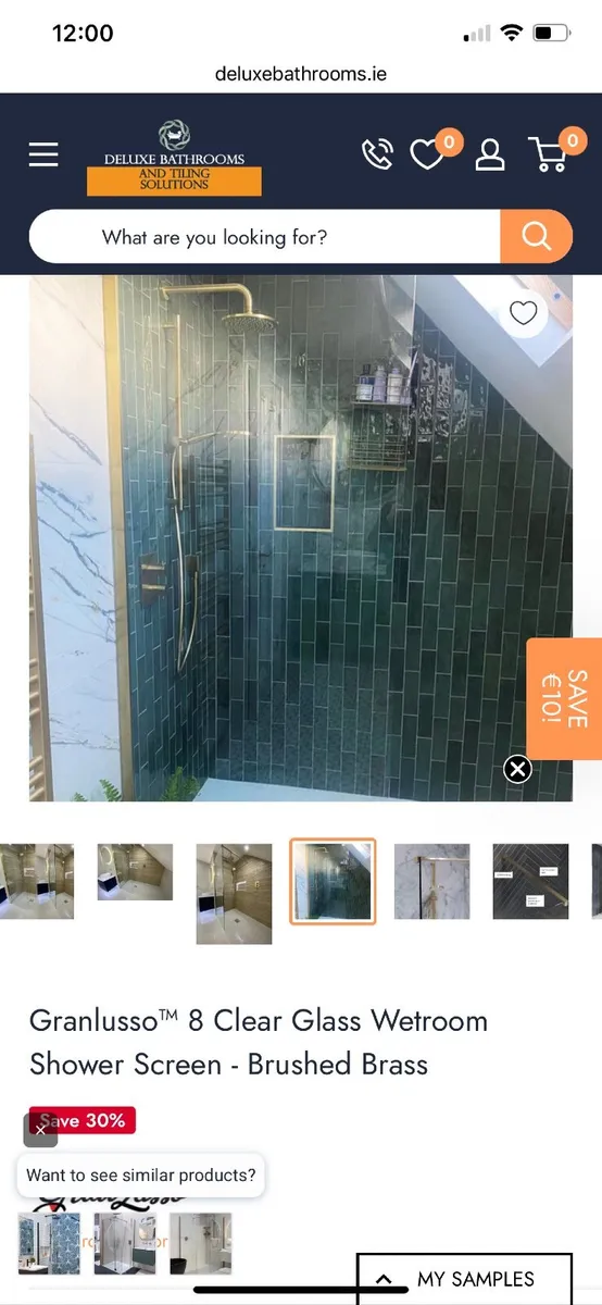 Wetroom screen - Image 3