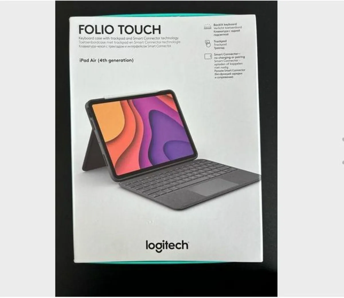 Logitech Ipad Folio Touch -Grey - Image 1
