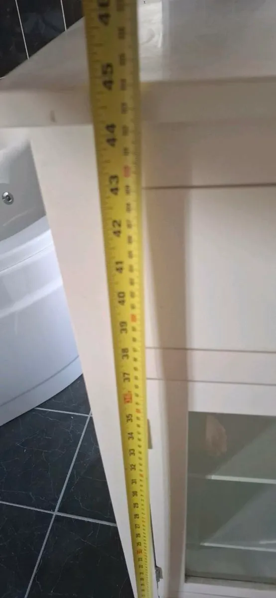 Tall bathroom cabnet 45" x 14" x 14" - Image 4