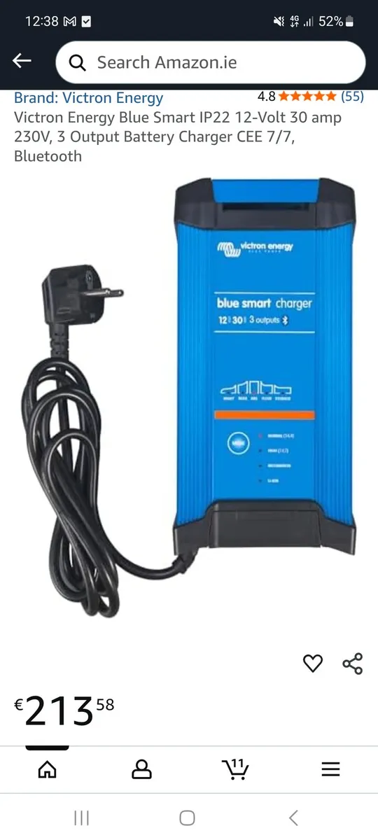 Victron 12v dc charger. 3 Outputs.
