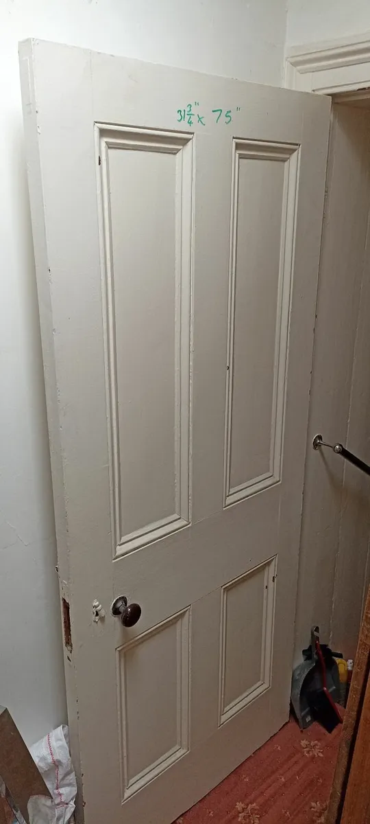 Old Interior Pine Door - Image 3