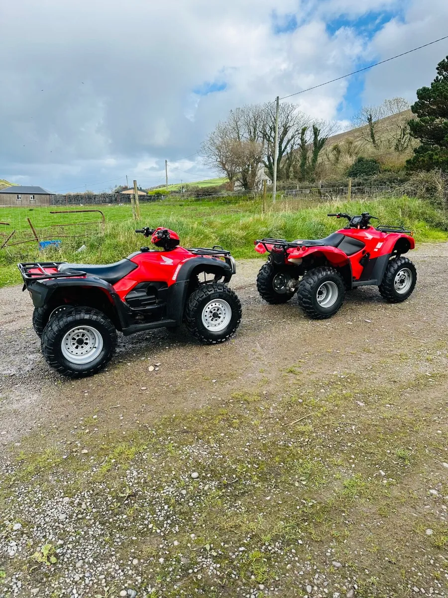 CHOICE OF TWO HONDA TRX500 ES 4X4 AND TRX420 MINT - Image 1