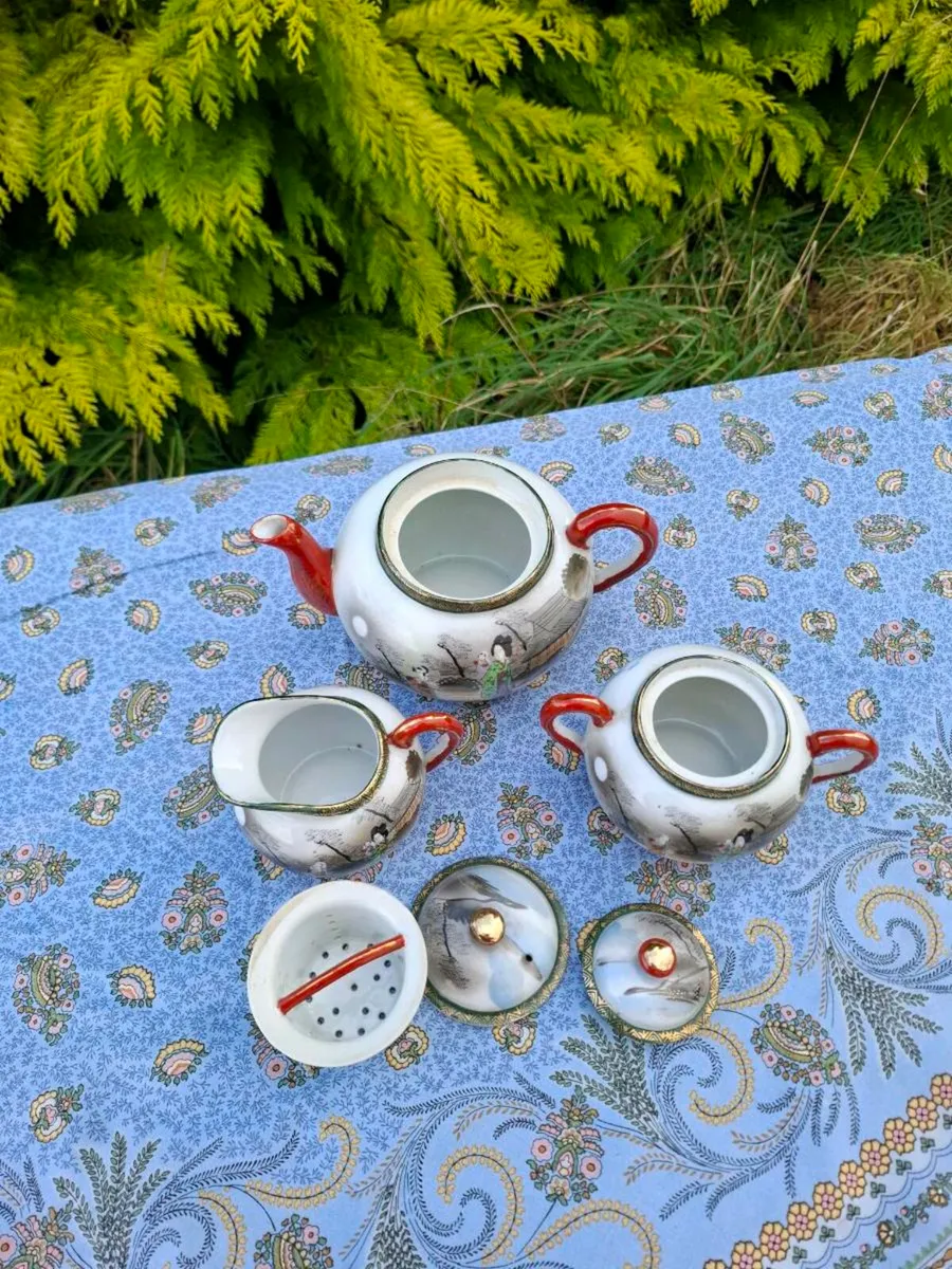 By post only asian china tea set - Image 3